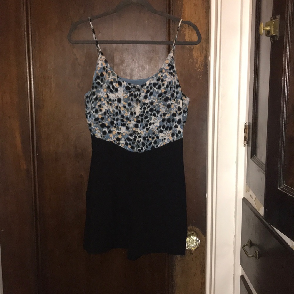 BCBGeneration spotted print top Romper